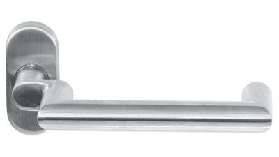 Gatdeel TESSA DETOUR rvs mat 9mm geveerd ovaal rozet