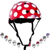 Kinder Fietshelm Red Dotty Medium (53 - 58 cm) - thumbnail
