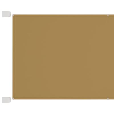 VidaXL Luifel verticaal 140x800 cm oxford stof beige