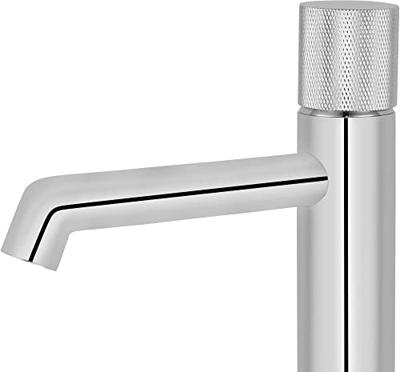 Ben Engraved Cross verhoogde wastafelkraan Chroom