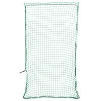 VidaXL Aanhangwagennet elastisch touw 2,7x1,5 m polypropeen groen - thumbnail