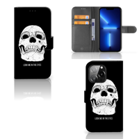 Telefoonhoesje met Naam iPhone 13 Pro Skull Eyes - thumbnail