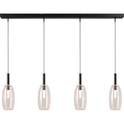 Masterlight 4L hanglamp Ø 11,5cmLido Olive met helder glas - 2861-05-00-130-4-4