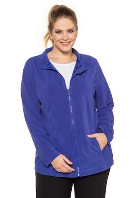 Ulla Popken Fleecejack, inritsbaar, ritssluiting, 2 zakken - Grote Maten Ulla Popken Fleecejack, inritsbaar, ritssluiting, 2 zakken - Grote Maten