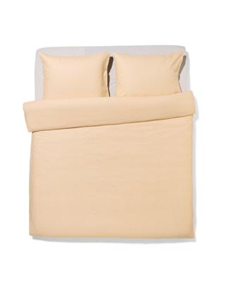 HEMA Dekbedovertrek 200x200/220cm flanel strepen beige (beige)