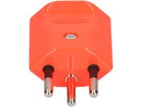 Max Hauri 132608 Netstekker Zwitserland Kunststof 250 V Oranje - thumbnail