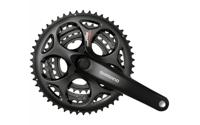 Shimano Crankstel 7/8 speed tourney fc-a073 - 170/50-39-30t met vierkante as - zwart - thumbnail