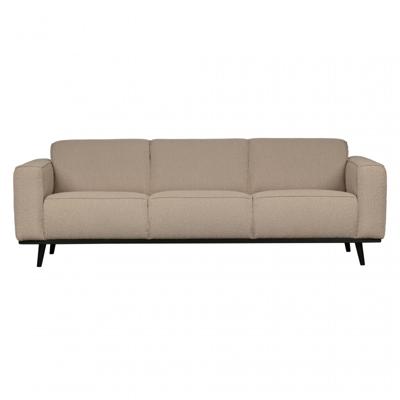 WOOOD Bank 'Statement' 3-zits, Bouclé, kleur Beige