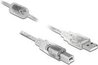 Delock USB-kabel USB 2.0 USB-A stekker, USB-B stekker 1.50 m Grijs 83893 - thumbnail
