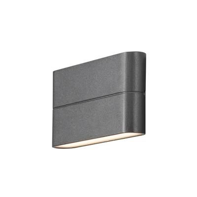 KonstSmide Vlakke up en downlighterChieri 17cm antraciet - 7973-370