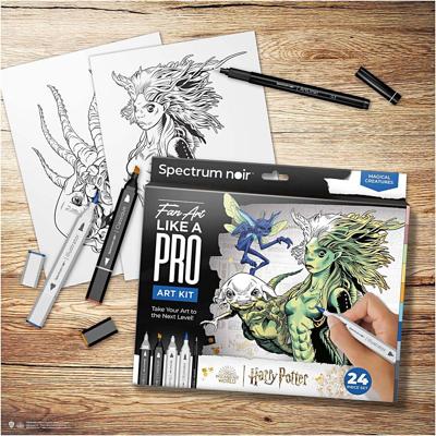 Creativ Company Hobbyset illustratie, harry potter: magische wezens , diverse kleuren, 1 doos