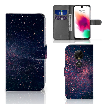 Motorola Moto G7 | G7 Plus | Book Case | Stars Motorola Moto G7 | G7 Plus | Book Case | Stars