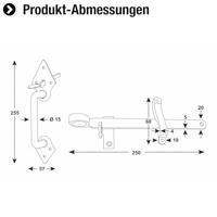 Connex Set Staldeurklink Compleet Bvz - DYB2901561 - thumbnail