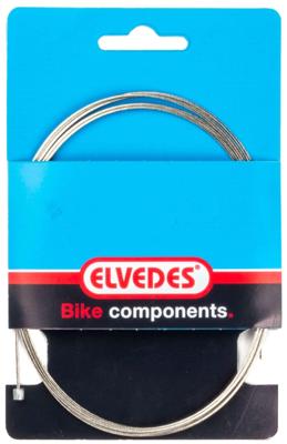 Elvedes Schakel binnenkabel 5000mm rvs ø1,1mm shimano / sram n-nippel (op kaart) - zilver