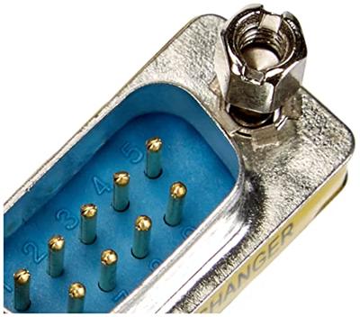 Delock 65009 VGA Adapter [1x D-sub stekker 9-polig - 1x D-sub stekker 9-polig] Zilver