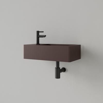 Fontein Gliss Design Freya Solid Marble 40x22x10 cm Met Kraangat Links Mat Choco Bruin Gliss Design Fontein Gliss Design Freya Solid Marble 40x22x10 cm Met Kraangat Links Mat Choco Bruin Gliss Design