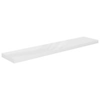VidaXL Wandschap zwevend 120x23,5x3,8 cm mdf hoogglans wit - thumbnail