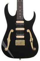 Ibanez PGM50 Premium Paul Gilbert Black signature elektrische gitaar met gigbag - thumbnail