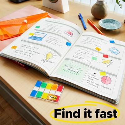 Post-it Index Smal geassorteerde kleuren, 3 + 2 tabs gratis Post-it Index Smal geassorteerde kleuren, 3 + 2 tabs gratis