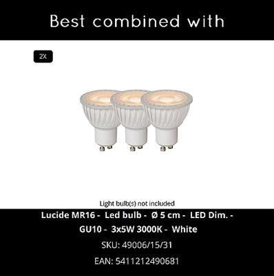 Lucide TUBE - Plafondspot - 2xGU10 - Wit