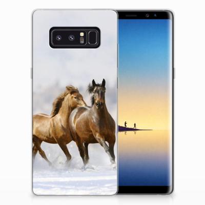 Samsung Galaxy Note 8 | TPU Hoesje | Paarden