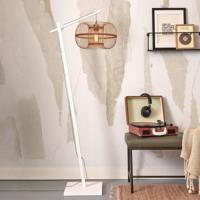 GOOD&MOJO Vloerlamp 'Hokkaido' Bamboe, 150cm, kleur Wit/Naturel - thumbnail