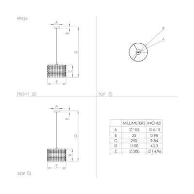Eglo Design hanglampMarasales Ø 38cm - 99524