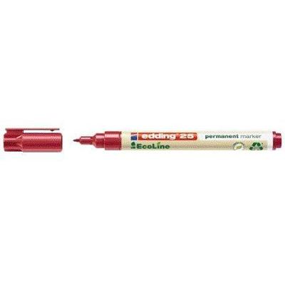Viltstift edding 25 EcoLine rond 1mm rood | 10 stuks
