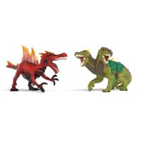 schleich ELDRADOR CREATURES vuurdino vs junglehagedis 70834 - thumbnail