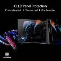 ASUS ROG Swift OLED PG49WCD - 49 inch DQHD Curved Gaming Monitor - 144 Hz, 0,03ms GtG, G-Sync, FreeSync, HDR 400 - QD-OLED-paneel, 32:9, 5120x1440, DP DSC, HDMI 2.1, USB-hub, 90W USB-C, - thumbnail