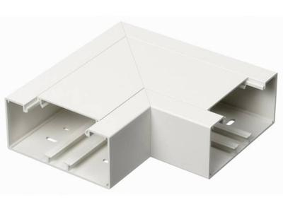 GGK 18350 Vlakke winkelhaken (b x d) 130 mm x 62 mm Zuiver wit 1 stuk(s)