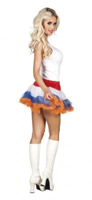 Boland Petticoat Rood/wit/blauw One Size