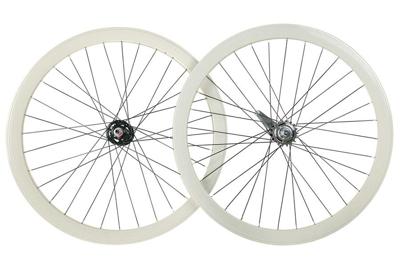 Weinmann G42 Wielset met terugtraprem - Wit/Zwart Weinmann G42 Wielset met terugtraprem - Wit/Zwart