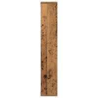 Wandplank 36x16x90 cm bewerkt hout oud houtkleurig - thumbnail