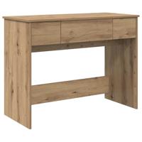 Plafondtafel met lade artisanaal eikenkleurig 100 x 45 x 76 cm - thumbnail