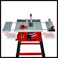 Einhell Tischkreissäge TC-TS 2225 U Tafelcirkelzaag 254 mm 1800 W - thumbnail
