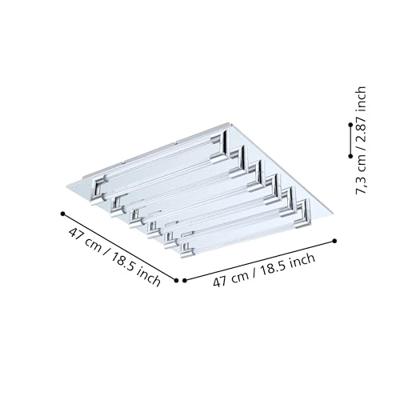 Eglo PlafondlampVelarde 6-lichts chroom - 95399