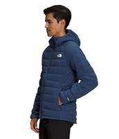 The North Face Belleview Stretch Down Hoodie Heren Isolatiejas Shady Blue XL - thumbnail