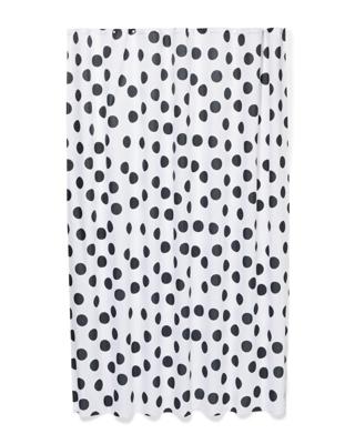 HEMA Douchegordijn 180x200cm stippen zwart (wit/zwart)
