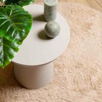 Hoogpolig vloerkleed NAVARRA 300x200 cm polyester beige - thumbnail