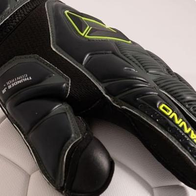 Stanno 481405 Thunder JR Goalkeeper Gloves VI - Green-Black-Yellow - 3 Stanno 481405 Thunder JR Goalkeeper Gloves VI - Green-Black-Yellow - 3