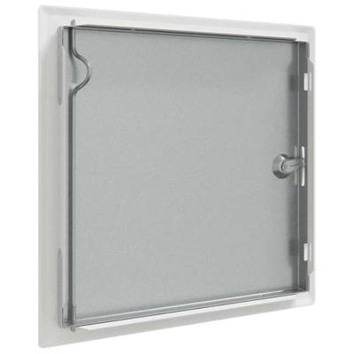 VidaXL Toegangs paneel wit 63 x 33 x 3 cm staal