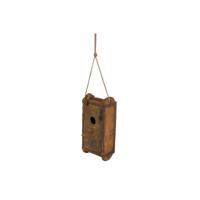 Diversen Vogelhuis brick mould naturel recycle hout 30x15x12cm - thumbnail