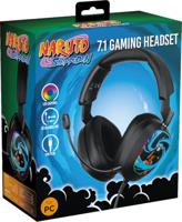 Gaming headset - Bedraad - Konix - Naruto Shippuden - 7.1 PC - 50mm luidsprekers - Microfoon - 2m kabel - LED - Naruto Rasengan - Zwart - thumbnail