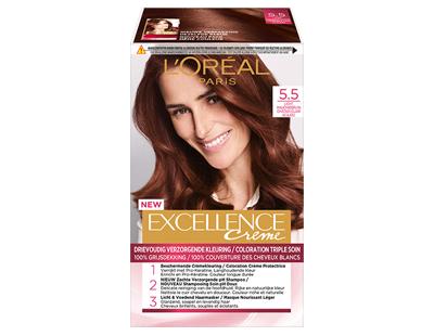 L'Oréal Paris Excellence Creme - 5.5 Licht Mahoniebruin L'Oréal Paris Excellence Creme - 5.5 Licht Mahoniebruin