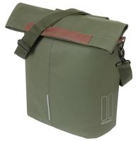 BASIL Tas city shopper groen | mik hooks | 16l - thumbnail