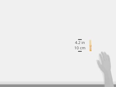 D'Addario Woodwinds RLC05MD La Voz Baritonsaxofoonriet, Medium, 5-pack, Unfiled D'Addario Woodwinds RLC05MD La Voz Baritonsaxofoonriet, Medium, 5-pack, Unfiled