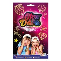 Creative Craft Group Glow in the dark tattoos - roze - thumbnail