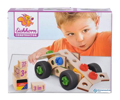 Eichhorn Rennauto Constructieset Constructor Aantal onderdelen: 35 Leeftijdsklasse: Vanaf 3 jaar Eichhorn Rennauto Constructieset Constructor Aantal onderdelen: 35 Leeftijdsklasse: Vanaf 3 jaar