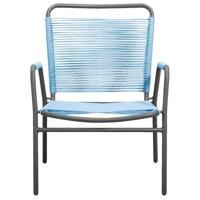Loungefauteuil Cartagena - blauw - 78x69x61 cm - thumbnail